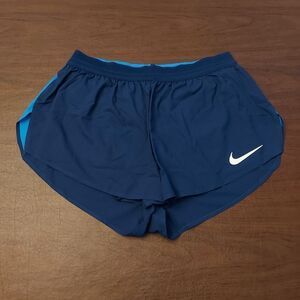 Nike Pro Elite 2" Running Shorts Brief Lined Blue Made In USA AO8147 Men's L